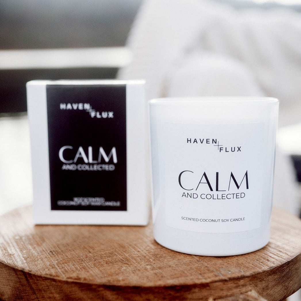 CALM - WOOD WICK CANDLE