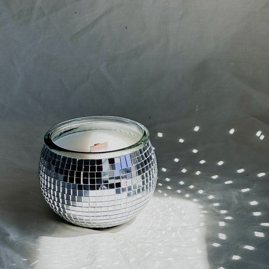 SHINE BRIGHT DISCO BALL CANDLE